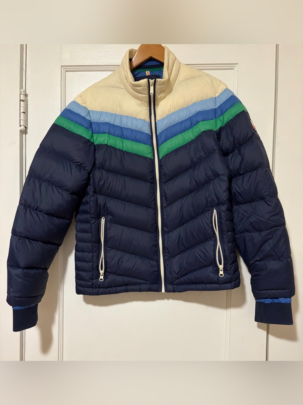Chevron Puffer Jacket